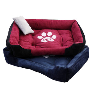 Pet Dog Beds Mat for Small Medium Large Dogs with Pillow