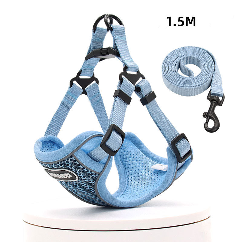Pet Chest Strap Pet Traction Rope Breathable Comfort Dog Chest Strap