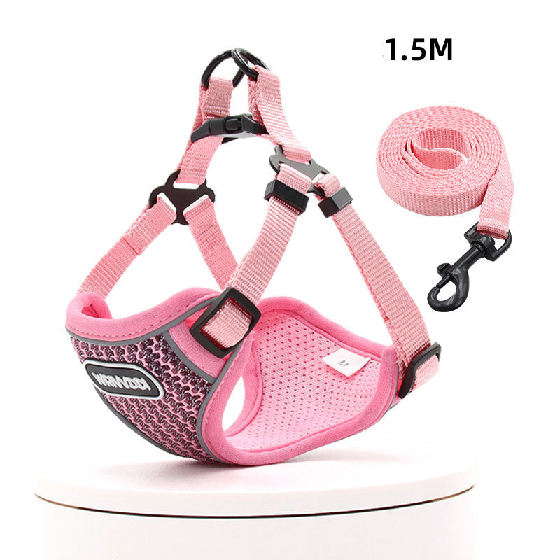 Pet Chest Strap Pet Traction Rope Breathable Comfort Dog Chest Strap