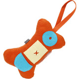 Nuopets Squeaky Plush Dog Toys Bone Sniffing Pet Toy