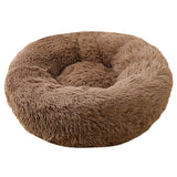 Nuopets Fuzzy Nest Calming Dog Bed Anti Anxiety Long Plush Pet Bed