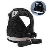 Pet Harness dog cat chest strap Reflective vest pet leash