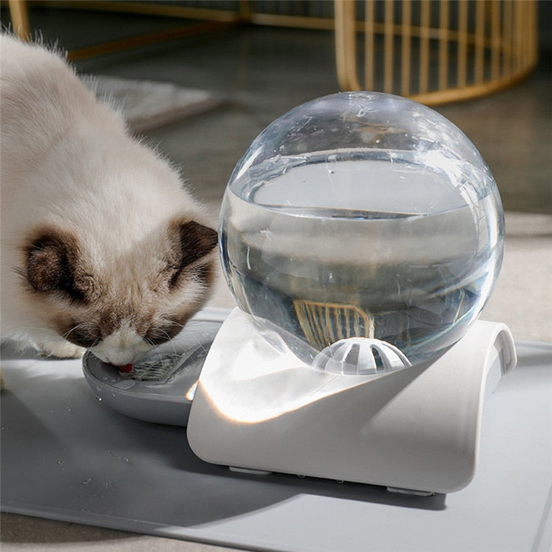 2.8L Fountain Bubble Automatic Cat Water Feeder Drinking Bowl For Pets Water Dispenser