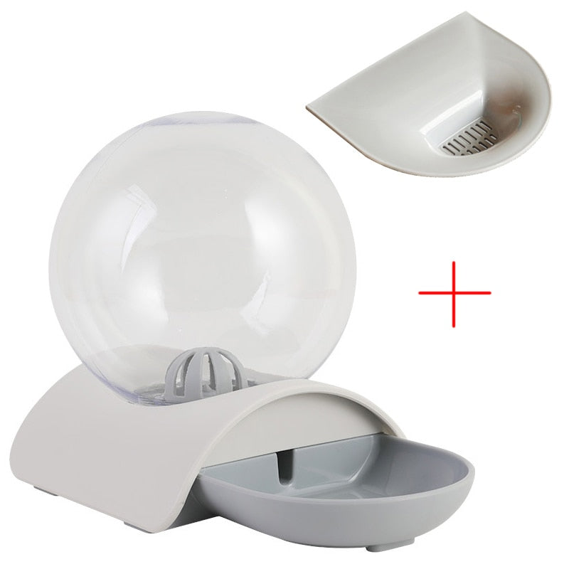 2.8L Fountain Bubble Automatic Cat Water Feeder Drinking Bowl For Pets Water Dispenser