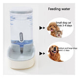 Pets Automatic Self-Dispensing Gravity Pet Feeder and Waterer for Dogs & Cats