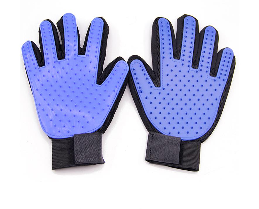 Pet Dog Hair Brush Comb Glove For Pet Cleaning Massage (1 pair)