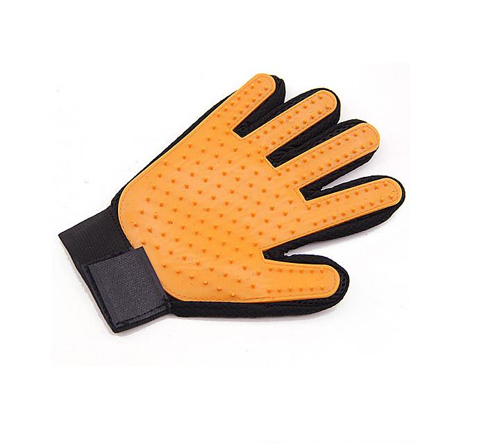 Pet Dog Hair Brush Comb Glove For Pet Cleaning Massage (1 pair)