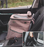 Large capacity foldable pet backpack breathable pet carrier bag