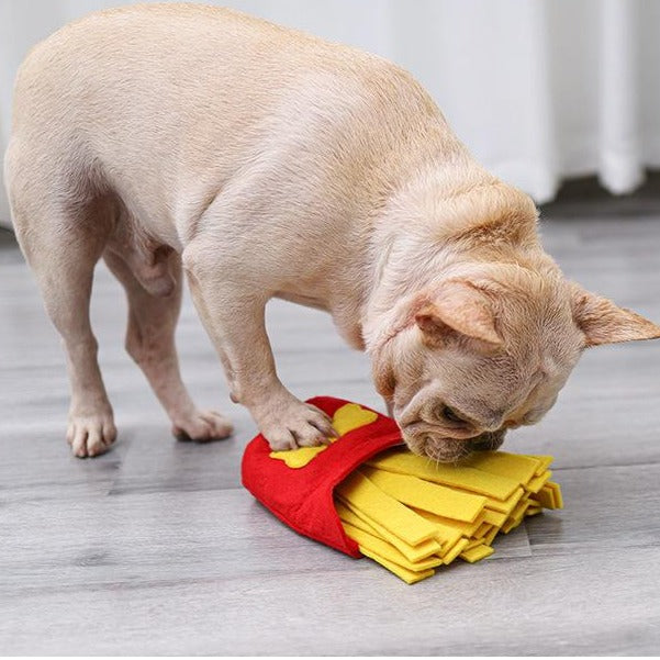 Nuopets Dogs Toy French Fries Grinding Teeth Leaking Training Toy