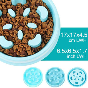 Fun Slow Feeder Stop Bloat Dog Bowl - NuoPets