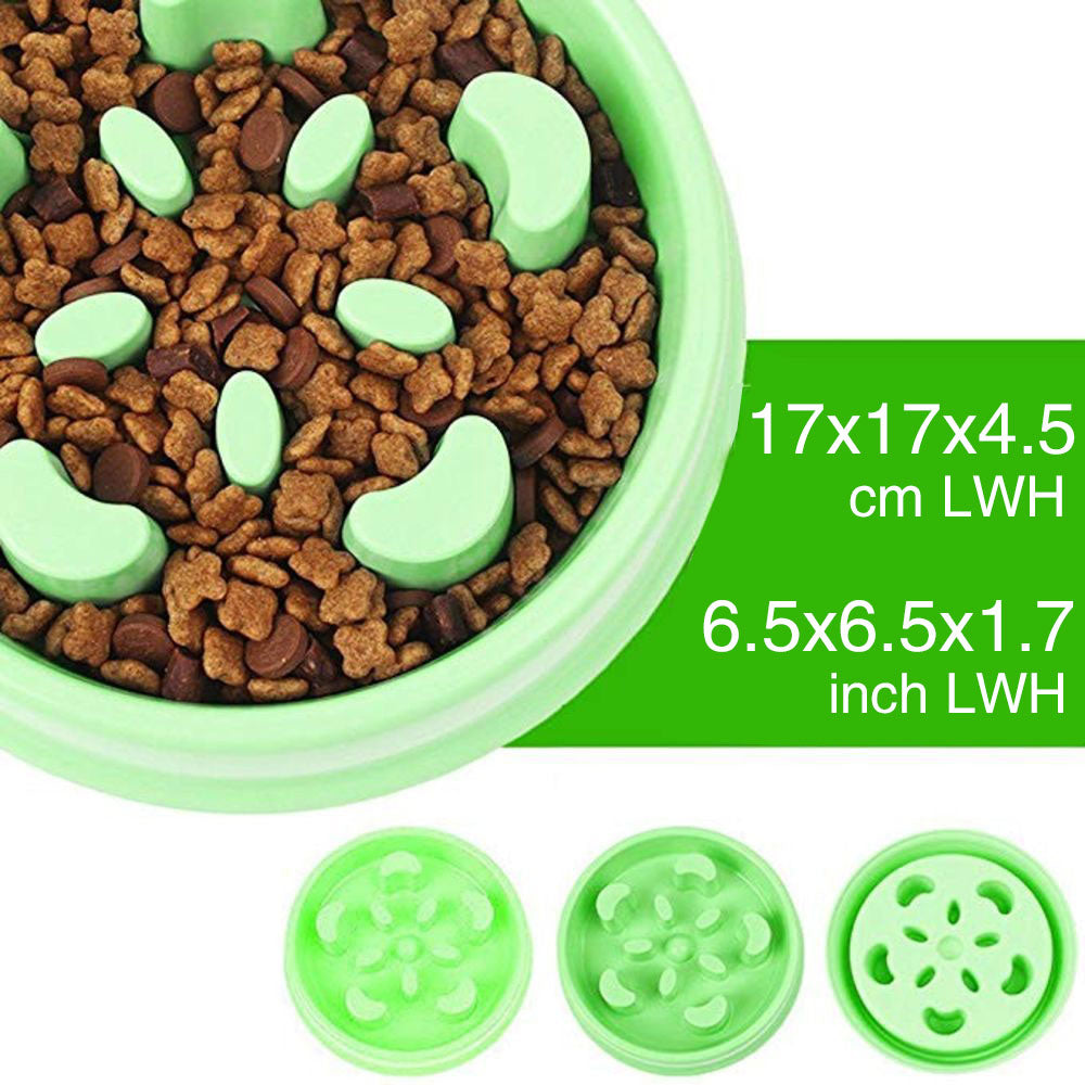 Fun Slow Feeder Stop Bloat Dog Bowl - NuoPets