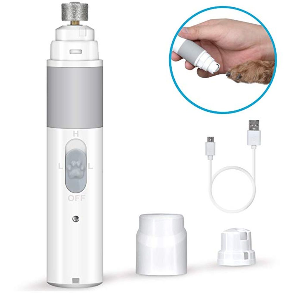 Portable Electric Dog Grooming, Trimming, Nail Grinder & Clipper Tool with USB Rechargeable Port - NuoPets