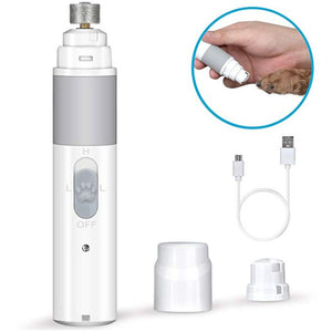 Portable Electric Dog Grooming, Trimming, Nail Grinder & Clipper Tool with USB Rechargeable Port - NuoPets