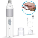Portable Electric Dog Grooming, Trimming, Nail Grinder & Clipper Tool with USB Rechargeable Port