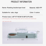 6 Style Pet Cat Bowl Automatic Feeder for Dogs and Cats Water Fountain Indoor Kitten Drinking Waterer 1.5L