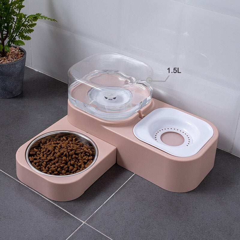 6 Style Pet Cat Bowl Automatic Feeder for Dogs and Cats Water Fountain Indoor Kitten Drinking Waterer 1.5L