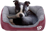 S-3XL 9 Colors Paw Pet Sofa Dog Beds Waterproof Bottom Soft Fleece Warm Cat Bed
