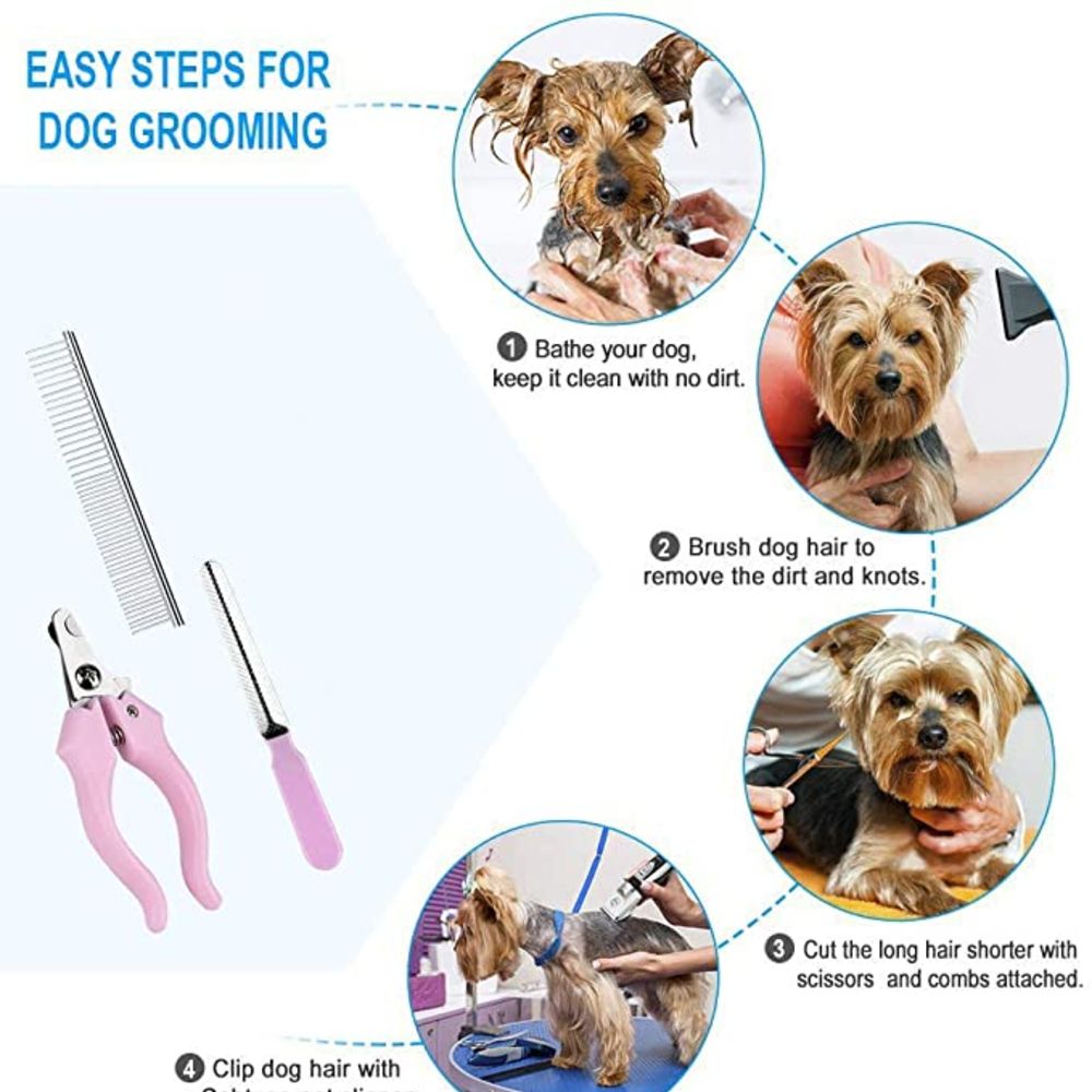 Nuopets Electrical Pet Hair Trimmer Grooming Device
