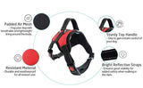 Dog Harness No-Pull Adjustable Outdoor Reflective Pet Vest Easy Control for Small Medium Large Dogs - NuoPets