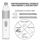 Portable Electric Dog Grooming, Trimming, Nail Grinder & Clipper Tool with USB Rechargeable Port - NuoPets