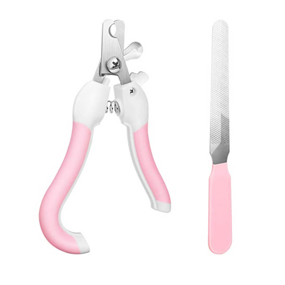 Professional Pet Cat Dog Nail Clipper Cutter Stainless Steel Grooming Clippers Grinders Cats Dog Claw Nail Scissors with Lock