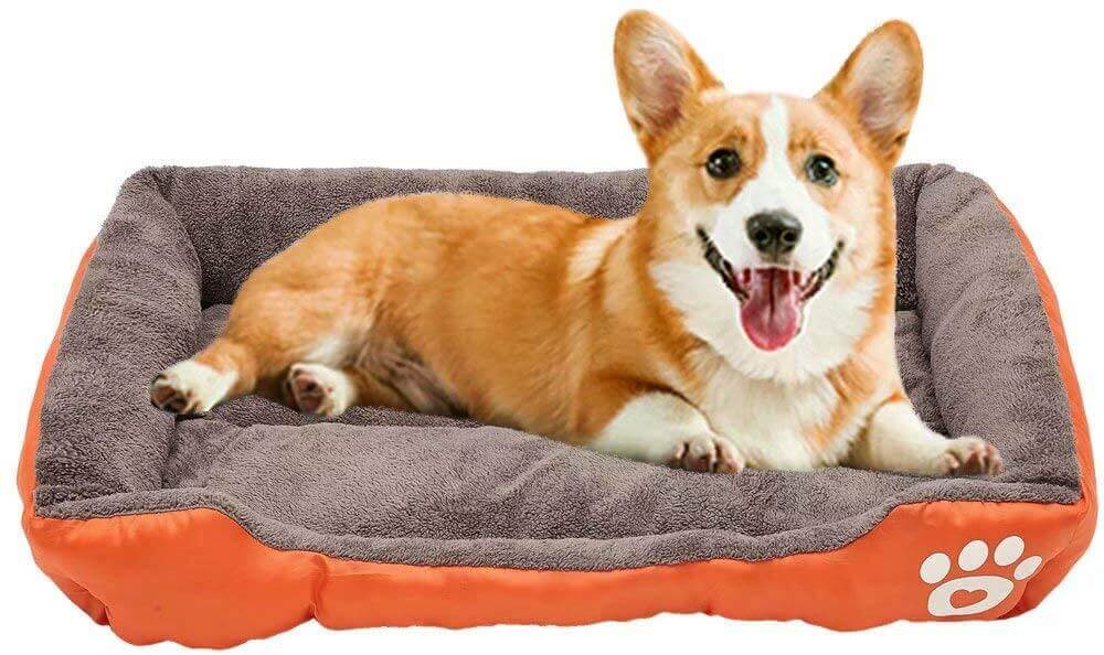 S-3XL 9 Colors Paw Pet Sofa Dog Beds Waterproof Bottom Soft Fleece Warm Cat Bed