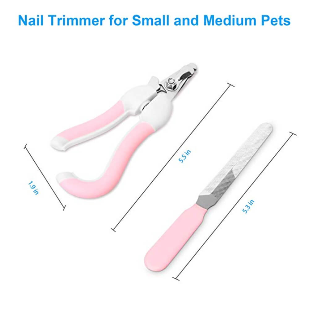 Professional Pet Cat Dog Nail Clipper Cutter Stainless Steel Grooming Clippers Grinders Cats Dog Claw Nail Scissors with Lock