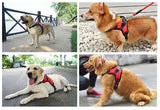 Dog Harness No-Pull Adjustable Outdoor Reflective Pet Vest Easy Control for Small Medium Large Dogs - NuoPets
