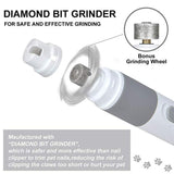 Portable Electric Dog Grooming, Trimming, Nail Grinder & Clipper Tool with USB Rechargeable Port - NuoPets