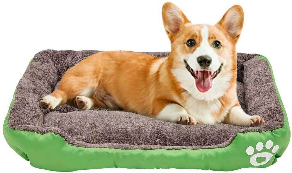 S-3XL 9 Colors Paw Pet Sofa Dog Beds Waterproof Bottom Soft Fleece Warm Cat Bed