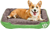 S-3XL 9 Colors Paw Pet Sofa Dog Beds Waterproof Bottom Soft Fleece Warm Cat Bed