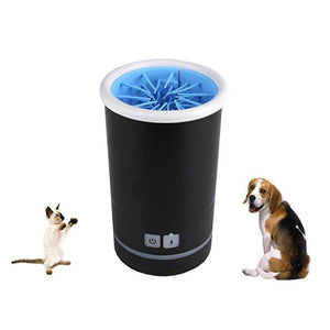 Automatic & Rechargeable 3 Sizes Pet Paw Washing Cup with Soft Rubber Brushes to Clean Dog's Paw - NuoPets