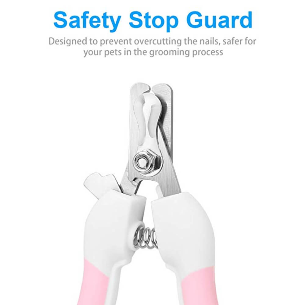 Professional Pet Cat Dog Nail Clipper Cutter Stainless Steel Grooming Clippers Grinders Cats Dog Claw Nail Scissors with Lock