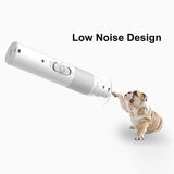 Portable Electric Dog Grooming, Trimming, Nail Grinder & Clipper Tool with USB Rechargeable Port - NuoPets