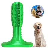 Dog Toothbrush Stick Toy of Natural Rubber for Dental Care Cleaning & Massaging