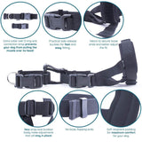 Pet Dog Padded Head Collar Gentle Halter Leash Leader Stop Pulling Training Tool