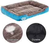 S-3XL 9 Colors Paw Pet Sofa Dog Beds Waterproof Bottom Soft Fleece Warm Cat Bed