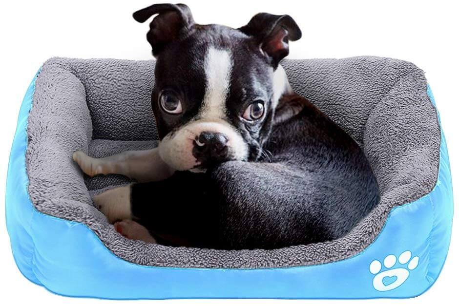 S-3XL 9 Colors Paw Pet Sofa Dog Beds Waterproof Bottom Soft Fleece Warm Cat Bed