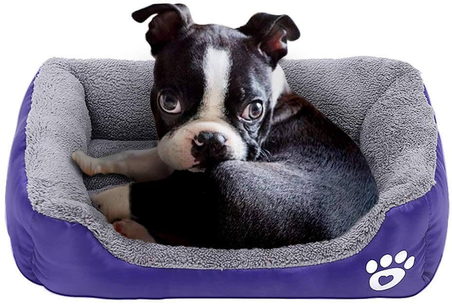 S-3XL 9 Colors Paw Pet Sofa Dog Beds Waterproof Bottom Soft Fleece Warm Cat Bed