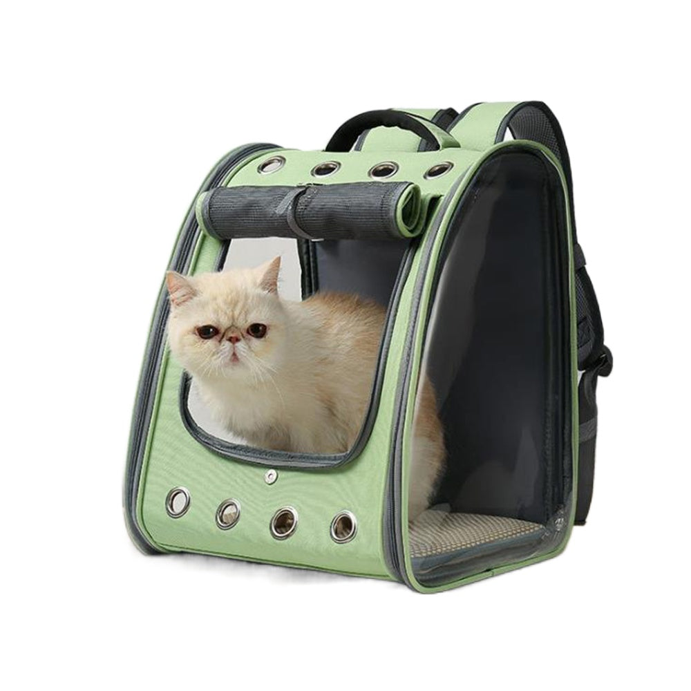 Cat carrier bag transparent pvc large capacity double shoulder backpack
