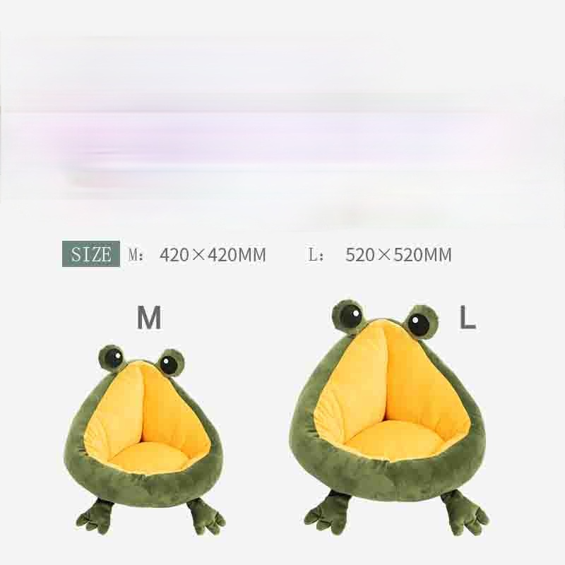 Pet Cat Dog Bed House for Cats Indoor Warm Frog Small Dog Sleep Mat