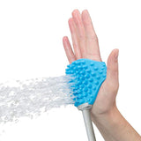 Pet Grooming Shower Sprayer & Scrubber Bathing Tool Compatible with Bath Tub & Outdoor Garden Hose