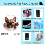 Automatic & Rechargeable 3 Sizes Pet Paw Washing Cup with Soft Rubber Brushes to Clean Dog's Paw - NuoPets