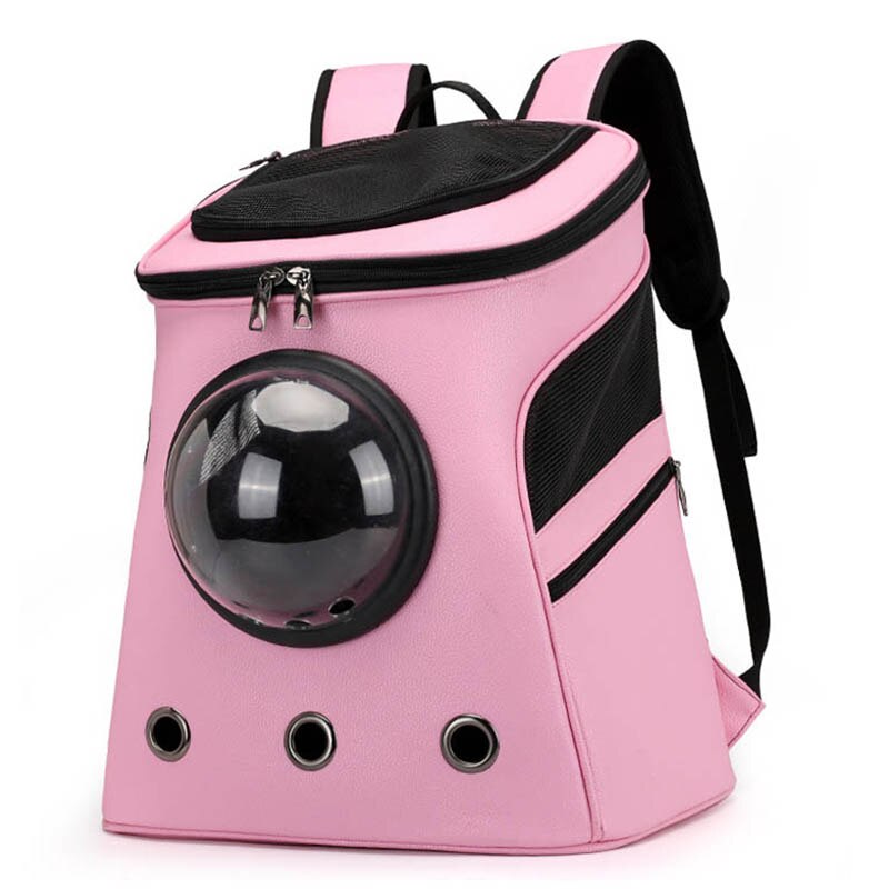 Big space solid color pet carrier backpack bag breathable