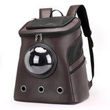 Big space solid color pet carrier backpack bag breathable