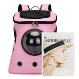 Big space solid color pet carrier backpack bag breathable