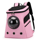Big space solid color pet carrier backpack bag breathable