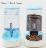Pets Automatic Self-Dispensing Gravity Pet Feeder and Waterer for Dogs & Cats