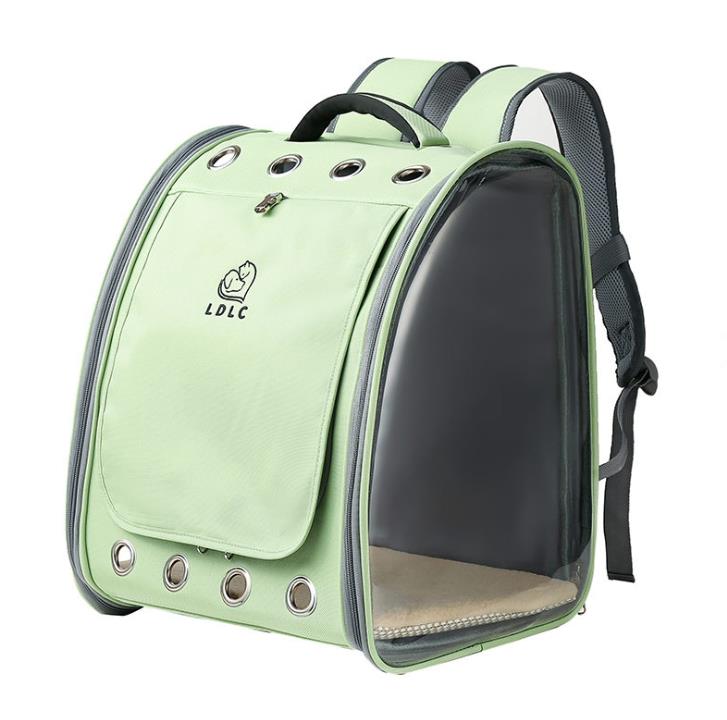 Cat carrier bag transparent pvc large capacity double shoulder backpack
