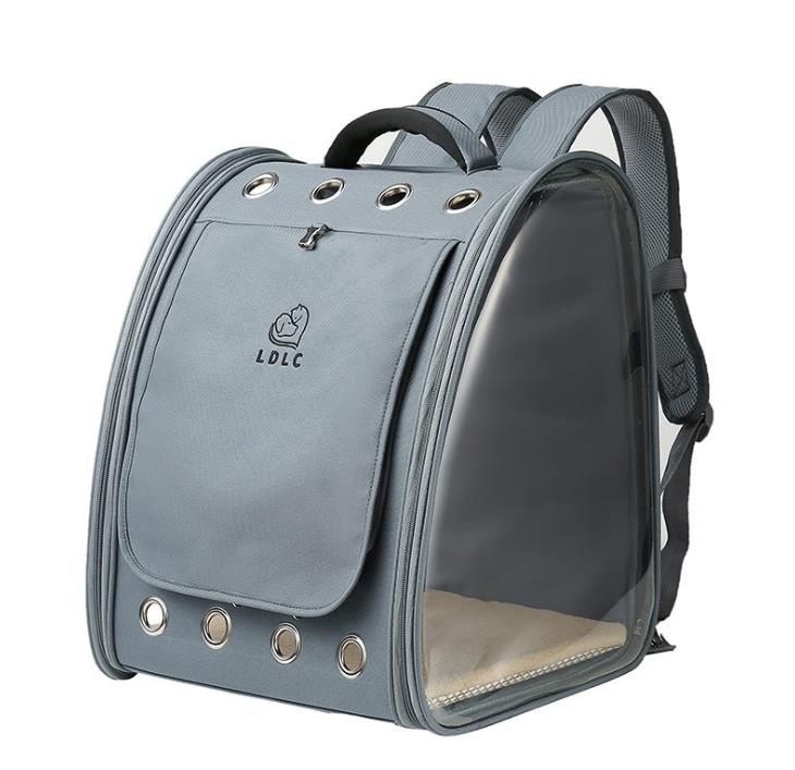 Cat carrier bag transparent pvc large capacity double shoulder backpack